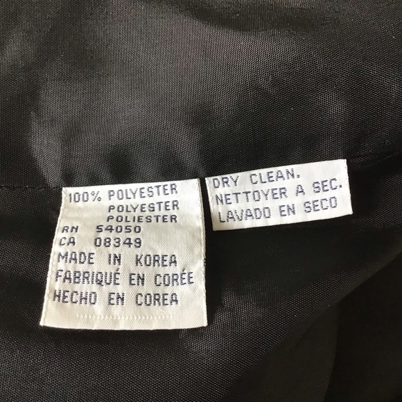 Rena Rowan for Saville zip front collarless tailored lined blazer Sz 12 VTG EUC - Picture 6 of 10